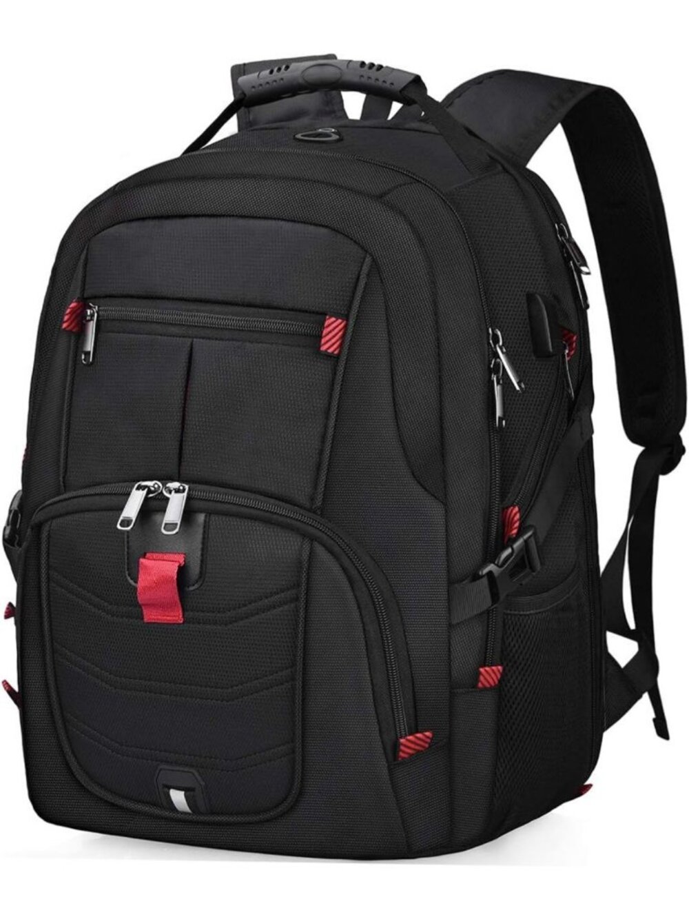 Extra Large Waterproof Laptop Backpack 17" - Anti-Theft Travel Bag with USB Port